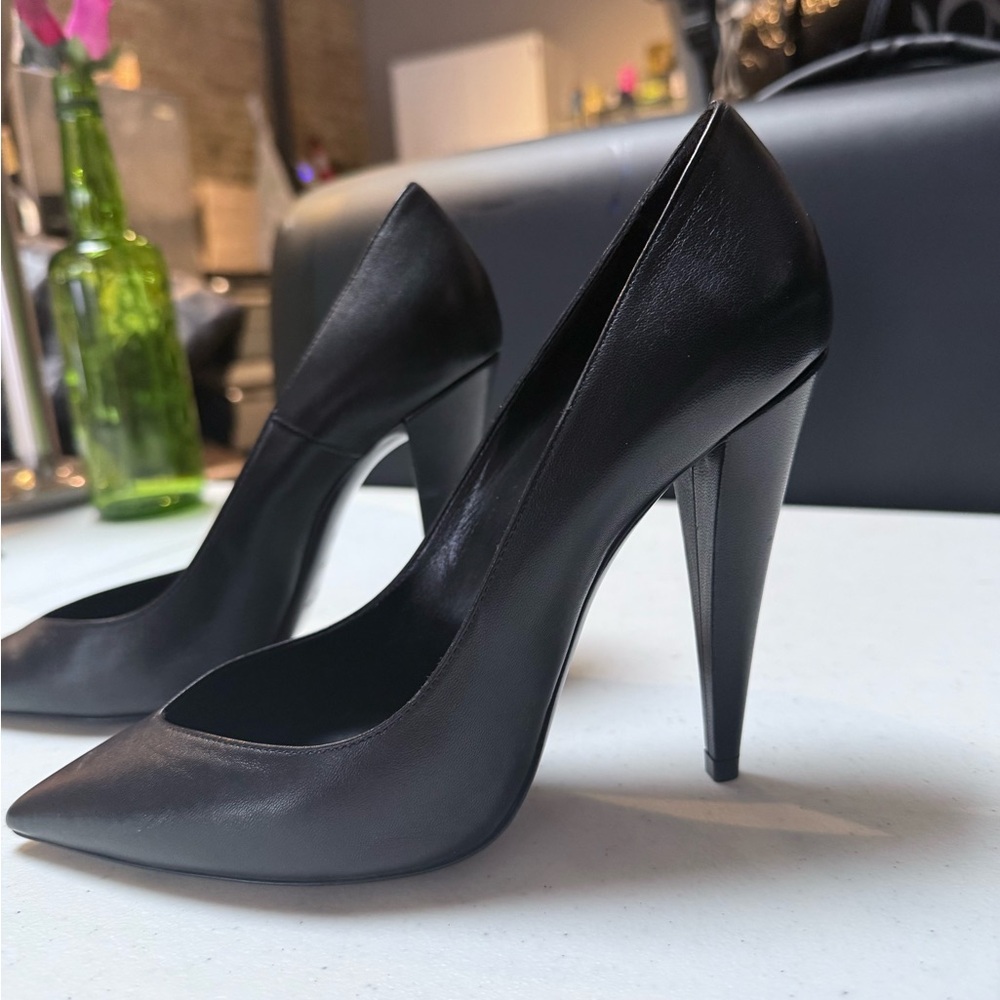 Yves Saint Laurent Black High Stiletto Heels